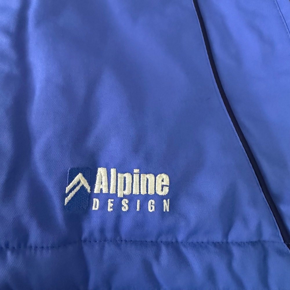 Alpine Design Insulated Ski Jacket Blue White Winter Performance Women's S - Picture 8 of 12